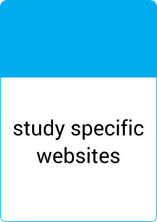 study specific websites